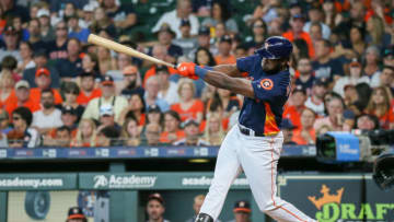 Houston Astros outfielder Yordan Alvarez (Photo by Leslie Plaza Johnson/Icon Sportswire via Getty Images)