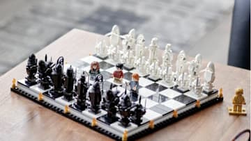 Discover LEGO's new Harry Potter Hogwarts Wizard's Chess set that you can build and play on.