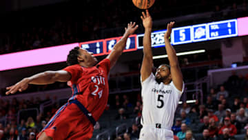 Cincinnati Bearcats guard David DeJulius shoots the ball against the NJIT Highlanders at Fifth Third Arena. USA Today.