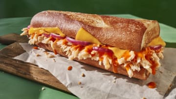 Panera Toasted Baguettes, Smoky Buffalo Chicken Melt, photo provided by Panera