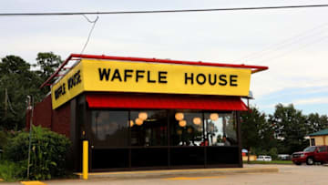 AUBURN, AL - JULY 06: Waffle House restaurant in Auburn, Alabama on July 6, 2018. Atlanta Hawks (Photo By Raymond Boyd/Getty Images)