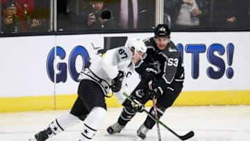 LOS ANGELES, CA - JANUARY 29: Sidney Crosby