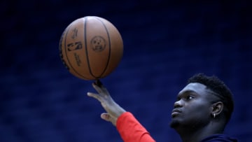Zion Williamson #1 of the New Orleans Pelicans (Photo by Sean Gardner/Getty Images)