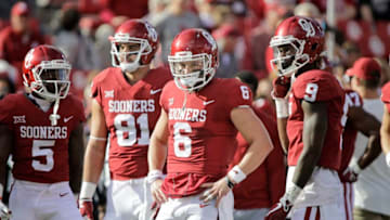 NORMAN, OK - NOVEMBER 25: Quarterback Baker Mayfield