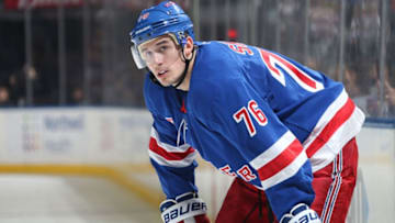 NEW YORK, NY - FEBRUARY 18: Brady Skjei