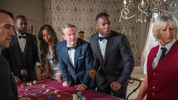 Bradley Walsh as Graham, Tosin Cole as Ryan - Doctor Who _ Season 12, Episode 1 - Photo Credit: Ben Blackall/BBC Studios/BBC America