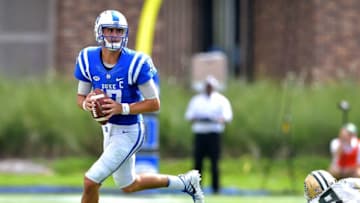 DURHAM, NC - SEPTEMBER 16: Daniel Jones