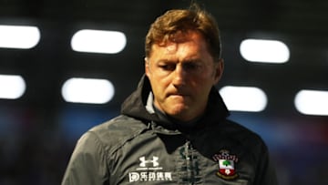 PORTSMOUTH, ENGLAND - SEPTEMBER 24: Ralph Hasenhüttl, Manager of Southampton looks on during the Carabao Cup Third Round match between Portsmouth and Southampton at Fratton Park on September 24, 2019 in Portsmouth, England. (Photo by Dan Istitene/Getty Images)