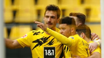 Borussia Dortmund face RB Leipzig in the DFB-Pokal final (Photo by LEON KUEGELER/POOL/AFP via Getty Images)