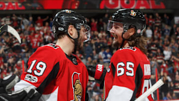 OTTAWA, ON - OCTOBER 21: Derick Brassard