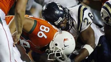 Miami and Florida International are hoping to avoid a repeat of this 2006 brawl when they resume playing each other in football in 2018 and 2019. (Image capture from youtube.com)