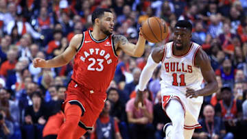 TORONTO, ON - OCTOBER 19: Fred VanVleet