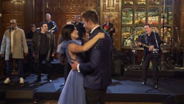 THE BACHELOR - Ò205Ó (2705) - Zach and the remaining women head to London for another week of adventure, but not everything goes according to plan, leaving Zach in a never-before-seen scenario which could drastically alter the journey ahead. MONDAY, FEB. 20 (8:00-10:01 p.m.), on ABC. (ABC/Craig Sjodin)GABI, ZACH SHALLCROSS
