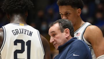Duke basketball head coach Mike Krzyzewski (Rob Kinnan-USA TODAY Sports)