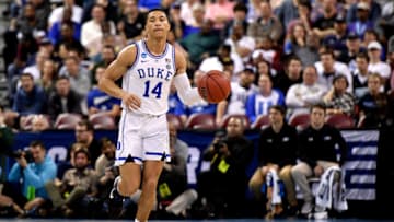 Duke basketball guard Jordan Goldwire (Photo by Lance King/Getty Images)