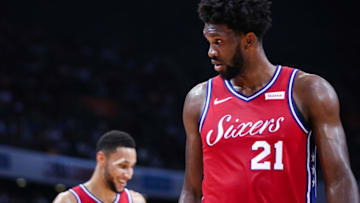 Ben Simmons, Joel Embiid | Philadelphia 76ers (Photo by Zhong Zhi/Getty Images)