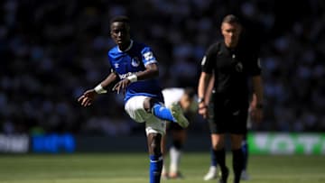 LONDON, ENGLAND - MAY 12: Idrissa Gueye of Everton during the Premier League match between Tottenham Hotspur and Everton FC at Tottenham Hotspur Stadium on May 12, 2019 in London, United Kingdom. (Photo by Marc Atkins/Getty Images)