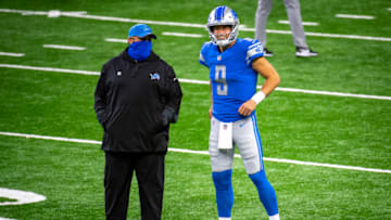 Matthew Stafford, Matt Patricia, Detroit Lions (Photo by Nic Antaya/Getty Images)