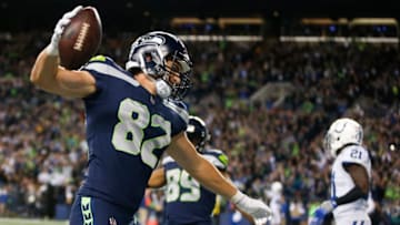 SEATTLE, WA - OCTOBER 1: Tight end Luke Willson