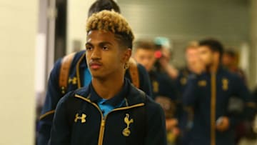 MELBOURNE, AUSTRALIA - JULY 29: Marcus Edwards of Tottenham Hotspur arrives for the 2016 International Champions Cup Australia match between Tottenham Hotspur and Atletico de Madrid at Melbourne Cricket Ground on July 29, 2016 in Melbourne, Australia. (Photo by Tottenham Hotspur FC/Tottenham Hotspur FC via Getty Images )