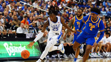 Duke basketball freshman Mark Mitchell (John David Mercer-USA TODAY Sports)