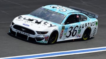 CHARLOTTE, NC - MAY 17: Matt Tifft, driver of the #36 Surface Sunscreen/Tunity Ford, practices for the Monster Energy NASCAR Cup Series All-Star Race and the Monster Energy NASCAR Cup Series Open Race at Charlotte Motor Speedway on May 17, 2019 in Charlotte, North Carolina. (Photo by Jared C. Tilton/Getty Images)