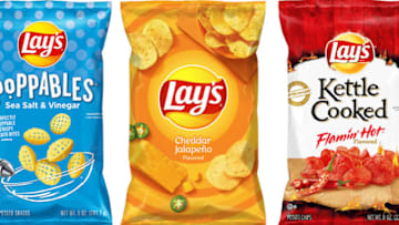 Under embargo until 2/24/20 at 8 am ESTLay’s limited-time-only flavors as part of the brand’s partnership with NBC’s “The Voice" photo provided by Lay's