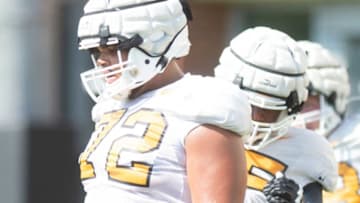Tennessee offensive lineman Darnell Wright (72) at practice on Tuesday, September 3, 2019.Kns Vols Filmstudy