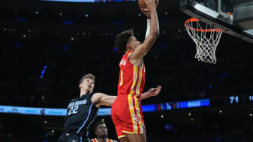 Atlanta Hawks, Jalen Johnson. Mandatory Credit: Kirby Lee-USA TODAY Sports