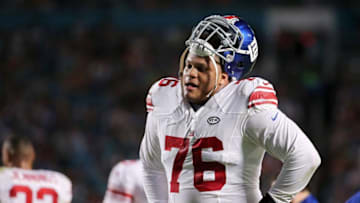 MIAMI GARDENS, FL - DECEMBER 14: Ereck Flowers (Photo by Mike Ehrmann/Getty Images)