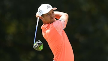 MEMPHIS, TENNESSEE - JULY 26: Xander Schauffele hits his tee shot on the seventh hole during the second round of the World Golf Championship-FedEx St Jude Invitational on July 26, 2019 in Memphis, Tennessee. (Photo by Stacy Revere/Getty Images)