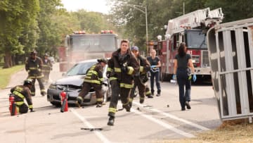 CHICAGO FIRE -- "Completely Shattered" Episode 1103 -- Pictured: Jake Lockett as Sam Carver -- (Photo by: George Burns Jr/NBC)