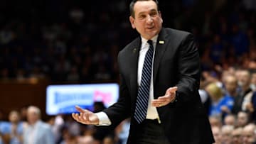 Duke basketball head coach Mike Krzyzewski (Photo by Grant Halverson/Getty Images)