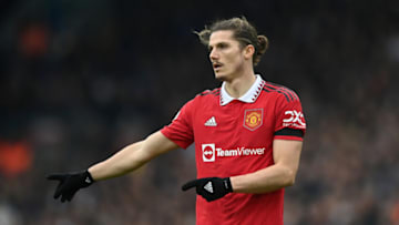 Bayern Munich midfielder Marcel Sabitzer has made a positive start to his loan at Manchester United. (Photo by Gareth Copley/Getty Images)