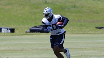 May 6, 2016; Irving, TX, USA; Dallas Cowboys tight end Rico Gathers (80) during rookie minicamp at Dallas Cowboys headquarters at Valley Ranch. Mandatory Credit: Matthew Emmons-USA TODAY Sports