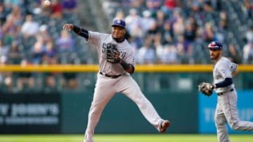 DENVER, CO - SEPTEMBER 17: Erick Aybar