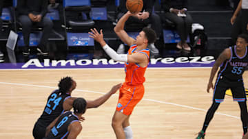 OKC Thunder. Mandatory Credit: Kelley L Cox-USA TODAY Sports