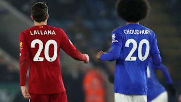 Adam Lallana, Hamza Choudhury (Photo by Matthew Ashton - AMA/Getty Images)