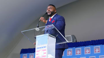 Hall of Fame inductee David Ortiz Mandatory Credit: Gregory Fisher-USA TODAY Sports