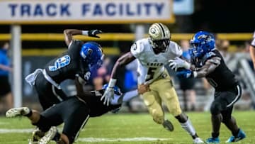 Greer's Jaleel Skinner (5) has received a sholarship offer by Clemson.Greereastsidefb Mb12 10162020