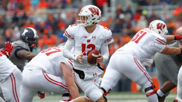 CHAMPAIGN, IL - OCTOBER 28: Alex Hornibrook