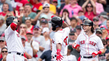 BOSTON, MA - AUGUST 6: Chris Young (Photo by Billie Weiss/Boston Red Sox/Getty Images)