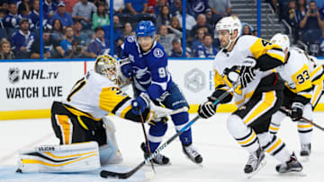 TAMPA, FL - OCTOBER 12: Vladislav Namestnikov