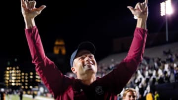 South Carolina football coach Shane Beamer. Mandatory Credit: Syndication: The Tennessean