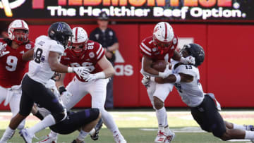 Nebraska football running back WanDale Robinson (Bruce Thorson-USA TODAY Sports
