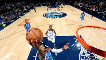 Paul George, OKC Thunder, (Photo by Jordan Johnson/NBAE via Getty Images)