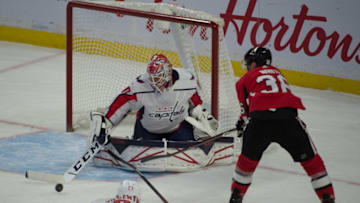 Ilya Samsonov, Washington Capitals Mandatory Credit: Marc DesRosiers-USA TODAY Sports