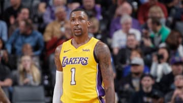 Houston Rockets trade target Kentavious Caldwell-Pope of the Los Angeles Lakers (Photo by Rocky Widner/NBAE via Getty Images)