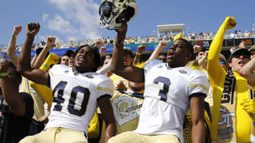 ATLANTA, GA - SEPTEMBER 23: Defensive backs Tre Swilling
