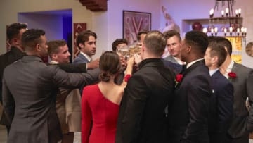 THE BACHELORETTE - Ò1705Ó Ð Fourteen remaining suitors are ready to finally put the drama behind them and focus on getting quality time with Katie, until Tayshia stops by to drop the bomb that there are actually 15 men hoping to capture KatieÕs heart and Blake will be joining them in the house. Later on the massive group date, Bachelor Nation favorites Wells Adams and Franco stop by to introduce and commentate on an intense game of AmericaÕs hottest new sport Ð Bash Ball; but when more than egos end up getting bruised, Katie steps in and stands up for her guys, ending the game early and giving everyone the attention they deserve. Later, Katie and Andrew S. have an important conversation about their future and one guy gets greedy with KatieÕs time. At the end of the night, a rose ceremony will bring Katie one step closer to hopefully finding her match on an all-new ÒThe Bachelorette,Ó MONDAY, JULY 5 (8:00-10:00 p.m. EDT), on ABC. (ABC/Craig Sjodin)THE BACHELORETTE